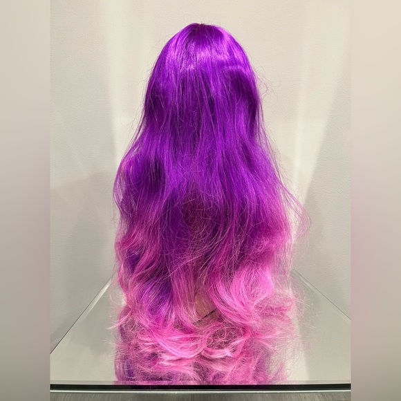 Long purple wig loose curls, dip dye dark light purple Yanina Annabelle’ wigs - Picture 4 of 6